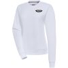 Antigua Gorgeous New Orleans Pelicans Women's White Brushed Metallic Victory Pullover Sweatshirt