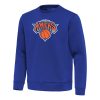Antigua New York Knicks Blue Relevant Premium Pullover Sweatshirt