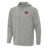 Antigua Gorgeous New York Knicks Heather Gray Effortless Full Zip Hoodie Jacket