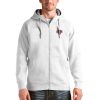 Antigua New Stylish York Knicks White Logo Victory Full Zip Hoodie