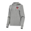Antigua New Trendy York Knicks Women's Heather Gray Justice Pullover Hoodie