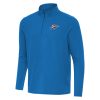 Antigua Oklahoma City Thunder Fabulous Blue Intent Quarter Zip Top