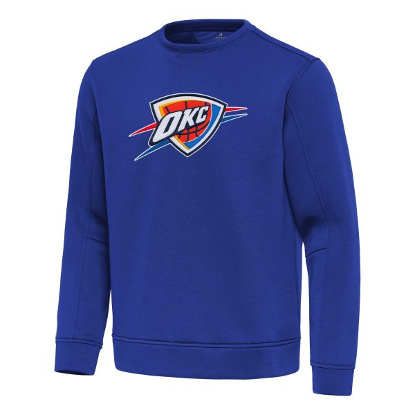 Antigua Unique Oklahoma City Thunder Blue Relevant Pullover Sweatshirt