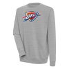 Antigua Oklahoma City Thunder Heather Gray Victory Pullover Sweatshirt Chic