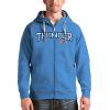 Antigua Oklahoma City Thunder Light Blue Victory Full Zip Gorgeous Hoodie