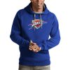 Antigua Oklahoma City Thunder Gorgeous Royal Team Logo Victory Pullover Hoodie