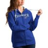 Antigua Oklahoma City Thunder Women's Royal Chic Team Victory Full Zip Hoodie