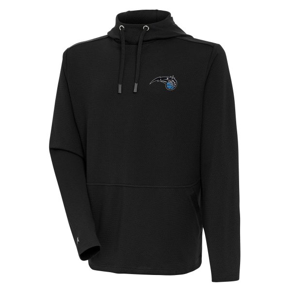 Antigua Orlando Magic Trendy Black Pure Honeycomb Pullover Hoodie