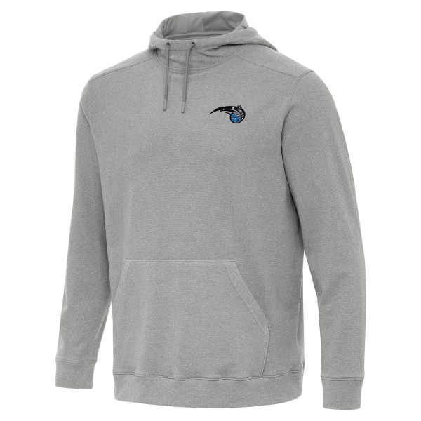 Antigua Orlando Magic Heather Gray Cloud Eye - catching Pullover Hoodie