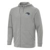 Antigua Orlando Magic Heather Gray Effortless Full Zip Hoodie Trendy Jacket