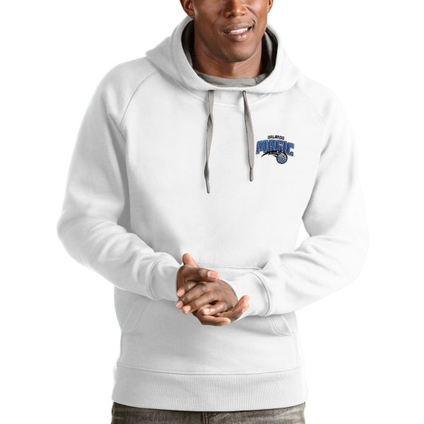 Antigua Orlando Magic White Unique Victory Pullover Hoodie