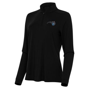 Antigua Orlando Magic Women's Black Stylish Intent Quarter Zip Top