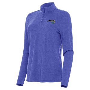 Antigua Orlando Premium Magic Women's Heather Royal Bright Quarter Zip Top