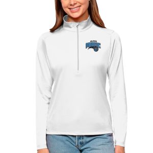 Antigua Orlando Premium Magic Women's White Tribute Half Zip Top
