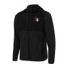 Antigua Philadelphia 76ers Black Sway Full Zip Hoodie Unique Jacket