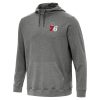 Antigua Philadelphia 76ers Heather Black Elegant Cloud Pullover Hoodie