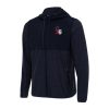 Antigua Philadelphia 76ers Eye - catching Navy Sway Full Zip Hoodie Jacket