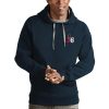 Antigua Philadelphia 76ers Navy Victory Pullover Hoodie Unique