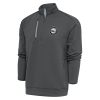 Antigua Philadelphia Stylish 76ers Pewter Metallic Logo Generation Quarter Zip Pullover Top