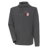 Antigua Philadelphia 76ers Pewter Pure Honeycomb Pullover Unique Hoodie