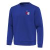 Antigua Elegant Philadelphia 76ers Royal Relevant Pullover Sweatshirt