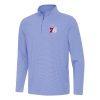 Antigua Philadelphia 76ers Royal Twine Premium Quarter Zip Top
