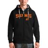 Antigua Gorgeous Phoenix Suns Black Victory Full Zip Hoodie
