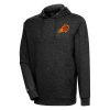 Antigua Stylish Phoenix Suns Heather Black Action Pullover Hoodie