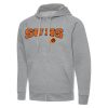 Antigua Elegant Phoenix Suns Heather Gray Big & Tall Victory Full Zip Hoodie Jacket