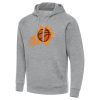 Antigua Phoenix Suns Heather Gray Big & Tall Victory Raglan Stylish Pullover Hoodie