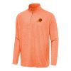 Antigua Phoenix Suns Heather Orange Hunk Quarter Zip Eye - catching Top