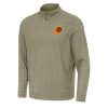 Antigua Phoenix Suns Olive Unique Subtle Quarter Zip Sweatshirt