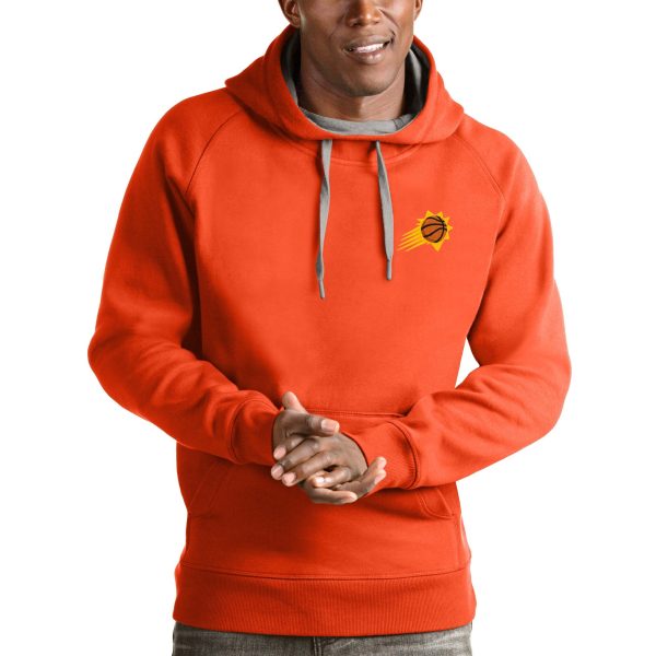 Antigua Phoenix Suns Orange Unique Victory Pullover Hoodie
