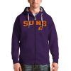 Antigua Trendy Phoenix Suns Purple Victory Full Zip Hoodie
