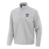 Antigua Sacramento Kings Stylish Heather Gray Brisk Quarter Zip Windbreaker