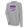 Antigua Sacramento Kings Heather Gray Victory Chic Pullover Sweatshirt