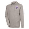 Antigua Sacramento Kings Oatmeal Action Elegant Pullover Hoodie