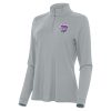 Antigua Sacramento Kings Women's Gray Intent Quarter Zip Top Eye - catching