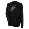 Antigua Gorgeous San Antonio Spurs Black Victory Pullover Sweatshirt