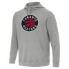 Antigua Toronto Trendy Raptors Heather Gray Cloud Pullover Hoodie
