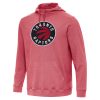 Antigua Toronto Raptors Heather Red Cloud Gorgeous Pullover Hoodie