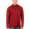 Antigua Toronto Raptors Red Generation Quarter Stylish Zip Pullover Jacket