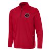 Antigua Toronto Raptors Red Unique Perilous Quarter Zip Sweatshirt