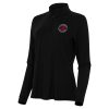 Antigua Elegant Toronto Raptors Women's Black Intent Quarter Zip Top