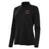 Antigua Toronto Raptors Women's Elegant Black Reprocess Quarter Zip Top