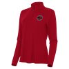 Antigua Toronto Raptors Women's Red Intent Premium Quarter Zip Top
