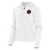 Antigua Toronto Raptors Women's White Contemporary Quarter Unique Zip Hoodie