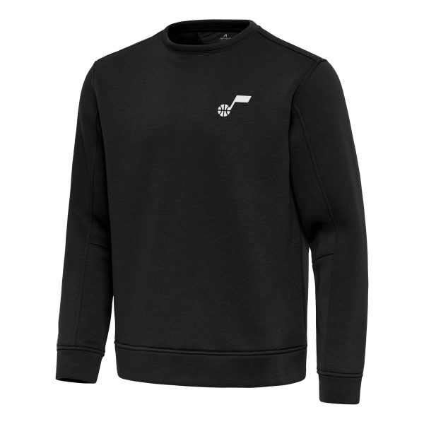 Antigua Utah Jazz Trendy Black Relevant Pullover Sweatshirt