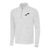 Antigua Utah Jazz Eye - catching Gray Cause Quarter Zip Top