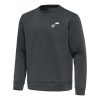 Antigua Utah Jazz Pewter Relevant Pullover Chic Sweatshirt